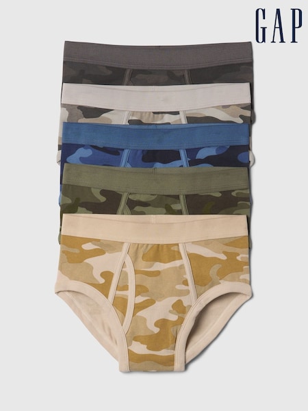 Gap Organic Cotton Camo Briefs 5-Pack (F26508) | 28 €