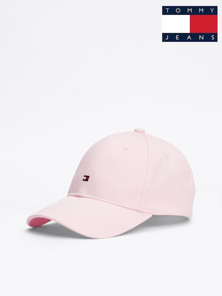 Tommy Hilfiger Pink Small Flag 100%  Cotton Cap (F26511) | €36
