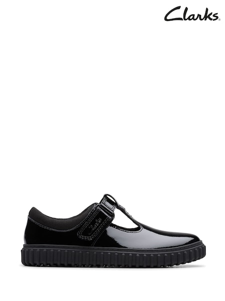 Clarks Black Standard Fit (F) Younger Girls Cove Hope Mary Jane Shoes (F26620) | €45 - €48