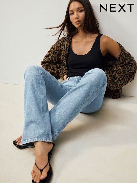 Blue Tinted Low Rise Bootcut Jeans (F26745) | €43.50