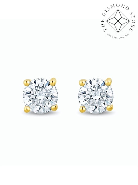 The Diamond Store 9K Gold 0.20ct H/Si Quality Lab Diamond Stud Earrings (F26863) | €224