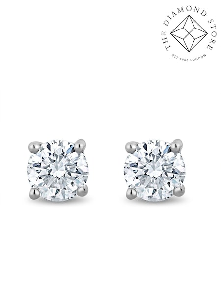 The Diamond Store 9K White Gold 0.30ct H/Si Quality Lab Diamond Stud Earrings (F26923) | €275