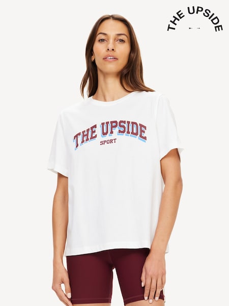 The Upside White Alumni Jodhi T-Shirt (F27016) | €93