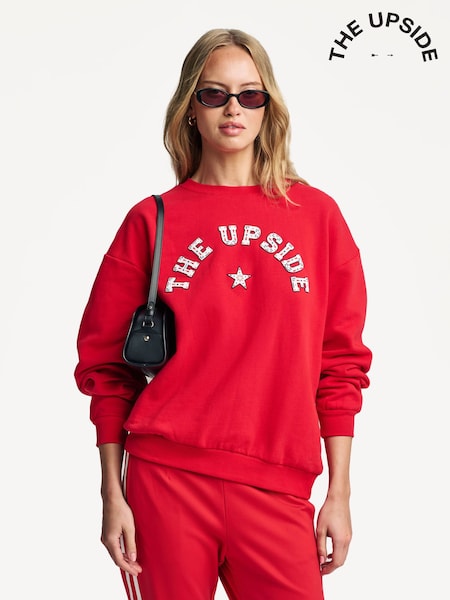 The Upside Red Ranchero Saturn Crew Sweater (F27019) | €146