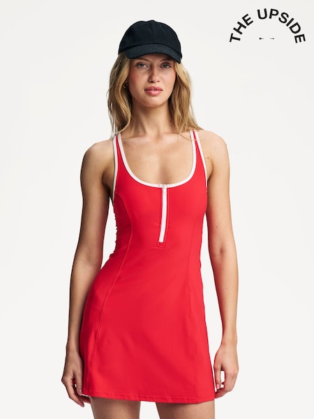 The Upside Red Pacific Ali Racer Back Dress (F27020) | AED757