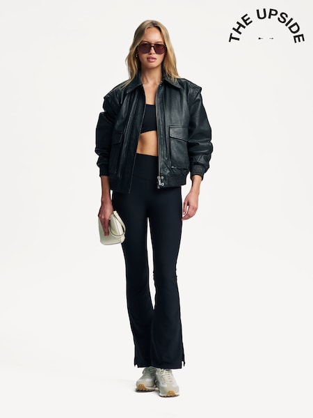 The Upside Black Peached Florence Flare Leggings (F27027) | €119
