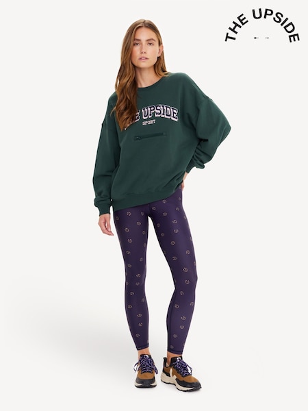 The Upside Green Alumni Coolum Crew Jumper (F27035) | €146