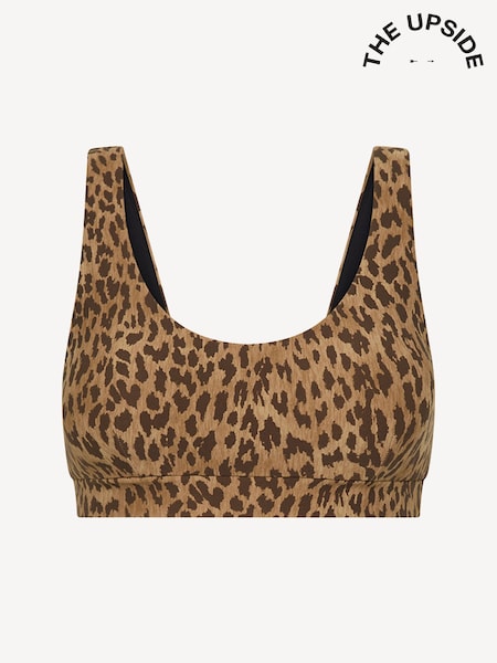 The Upside Brown Panthera Daisy Scoop Neck Bra (F27042) | €92