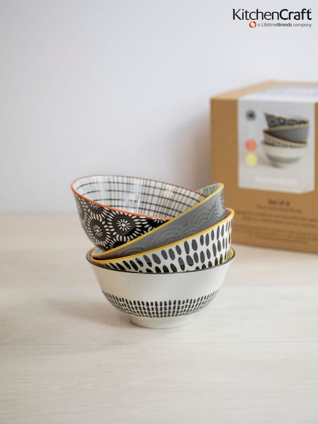 Kitchencraft Set Of 4 Ceramic Cereal Bowls (F27140) | € 38