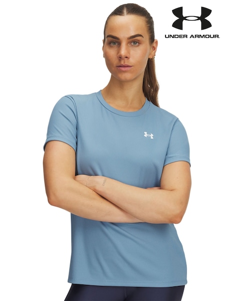 Under Armour Light Blue Tech Rib Crew Neck T-Shirt (F27221) | € 50