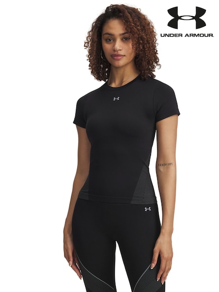 Under Armour Black Vanish Seamless T-Shirt (F27226) | AED233