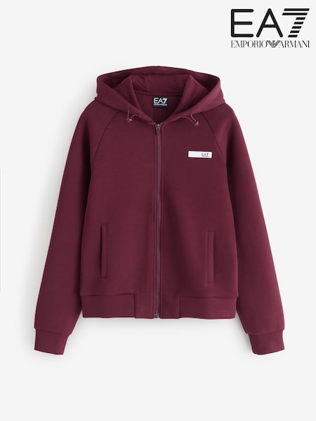 EA7 Red Regular Fit Hoodie (F27518) | AED699