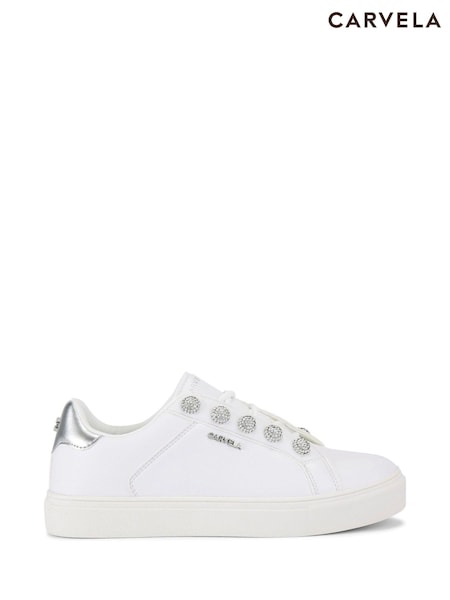 Carvela White Veneto Trainers (F27543) | €126