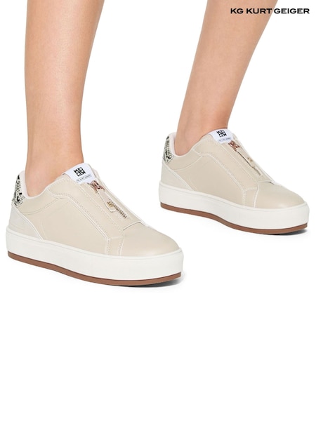 KG Kurt Geiger Camel Lumi Trainers (F27544) | ₪448
