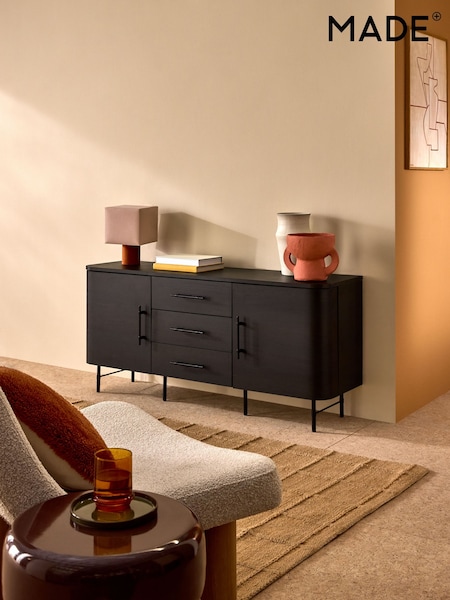 MADE.COM Dark Oak Effect Zeke Large Sideboard (F27555) | €631