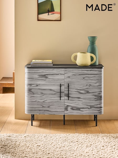 MADE.COM Grey Pine Effect Zeke Small Sideboard (F27565) | €377