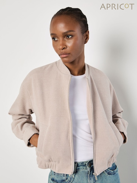 Apricot Natural Tailored Bomber Jacket (F27806) | €83
