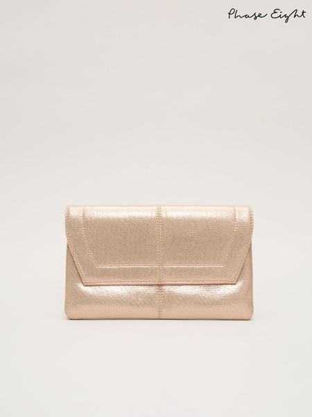 Phase Eight Natural Stitch Square Clutch Bag (F27849) | ₪377