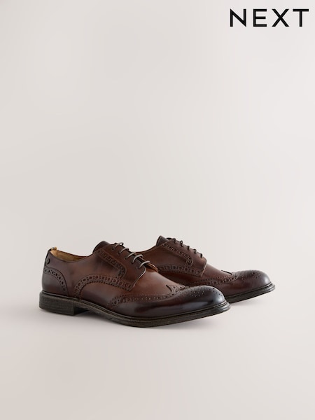 Temno rjava barva - Heritage Brogue Shoes (F27856) | € 66