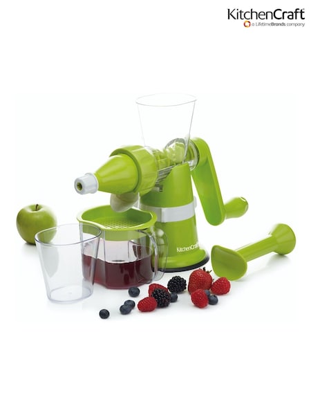 Kitchencraft Manual Masticating Vegetable And Fruit Juicer (F27902) | ‏231‏₪