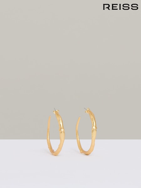 Reiss Molly Molten Hoop Earrings (F27991) | 74 €