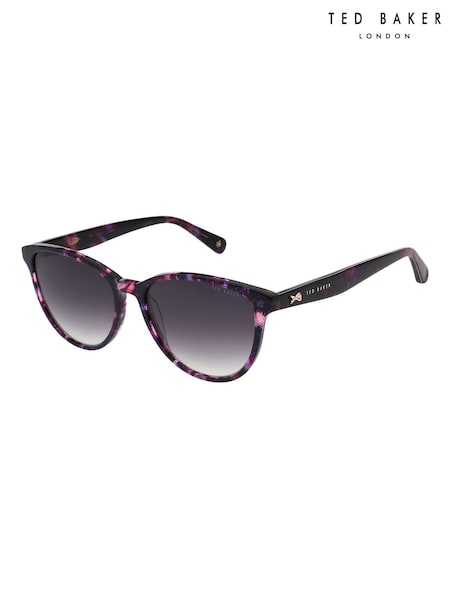Пурпурный - Ted Baker Flori TB1763 Sunglasses (F28080) | €99