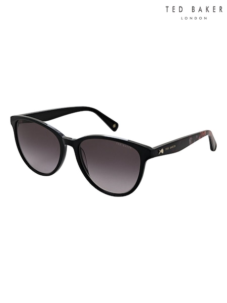 Negru - Ted Baker Flori Tb1763 Sunglasses (F28094) | 559 LEI