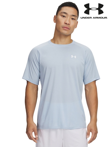 Under Armour Blue Tech Short Sleeve Crew Sweater (F28339) | AED175