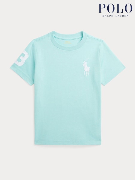 Polo Ralph Lauren Green Boys Big Pony Jersey T-Shirt (F28458) | €60