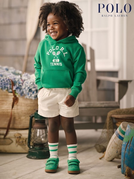 Polo Ralph Lauren Green Boys Logo Fleece Jersey Hoodie (F28500) | €139 - €152