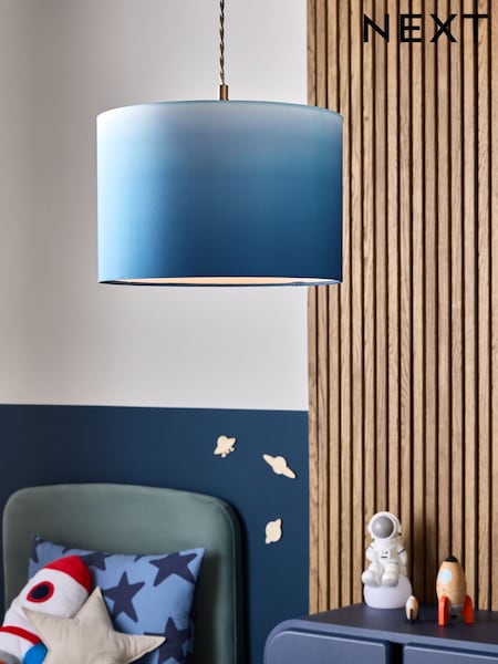 Blue Easy Fit Ombre Pendant Lamp Shade (F28665) | €24