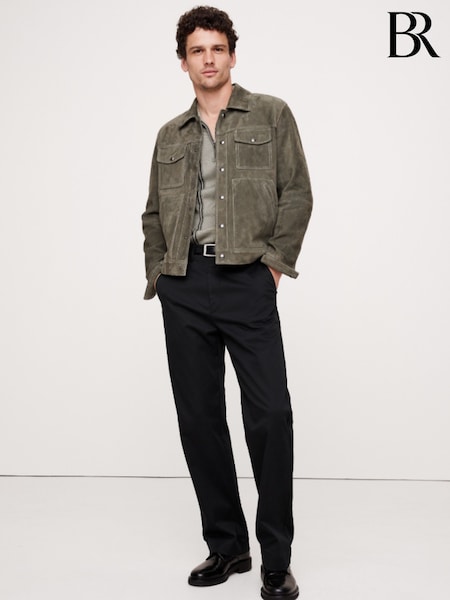 Banana Republic Green/Black Relaxed Stretch Chino (F28726) | €106