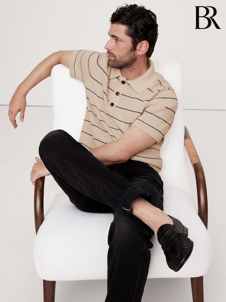 Banana Republic Nude Cotton Blend Polo Shirt (F28732) | € 148