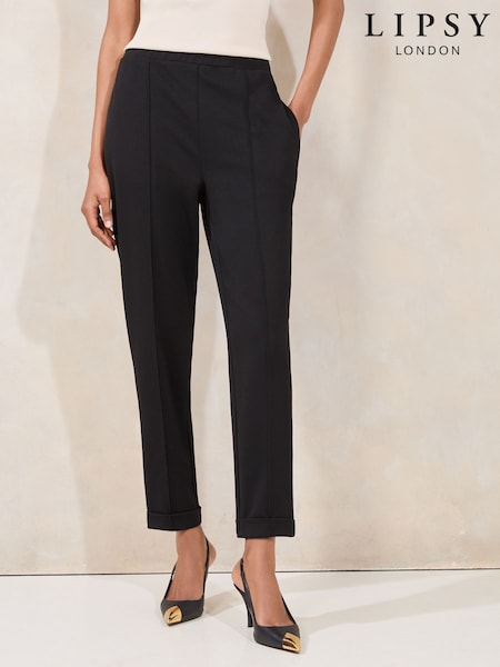 Schwarz - Lipsy Tapered Jersey Trousers (F28778) | 50 €