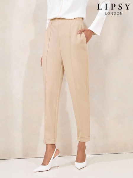 Lipsy Stone Tapered Jersey Trousers (F28791) | €50