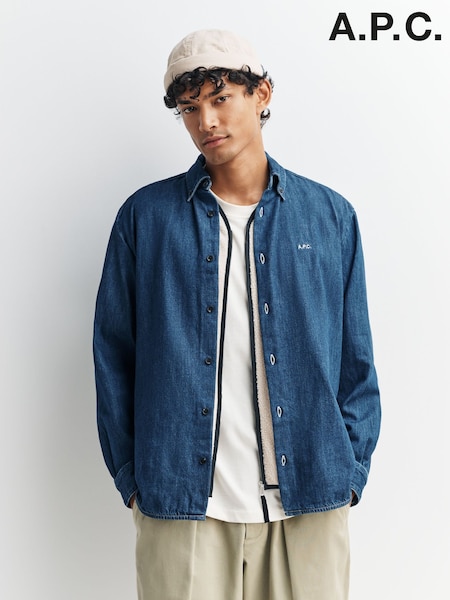 A.P.C. Chemise Mathias Denim Shirt (F28897) | R$ 2.075