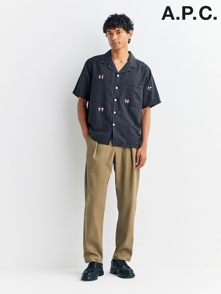 A.P.C. Brown Pantalon Renato Trousers (F28901) | €391
