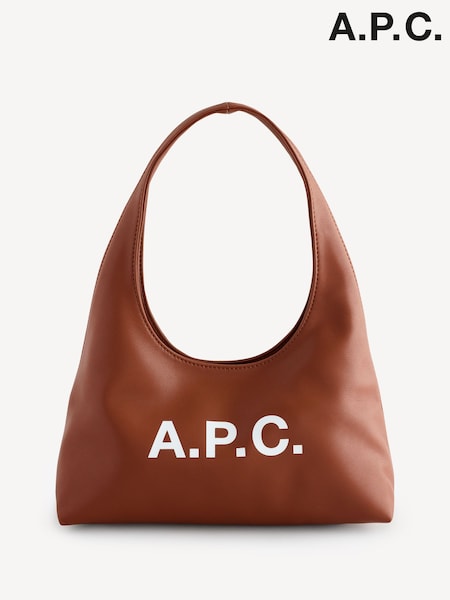 A.P.C. Brown Baby Ninon Shoulder Bag (F29004) | €224