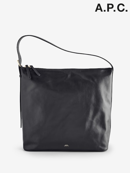 A.P.C. Black Sac Vera Maxi Bag (F29010) | R$ 5.630