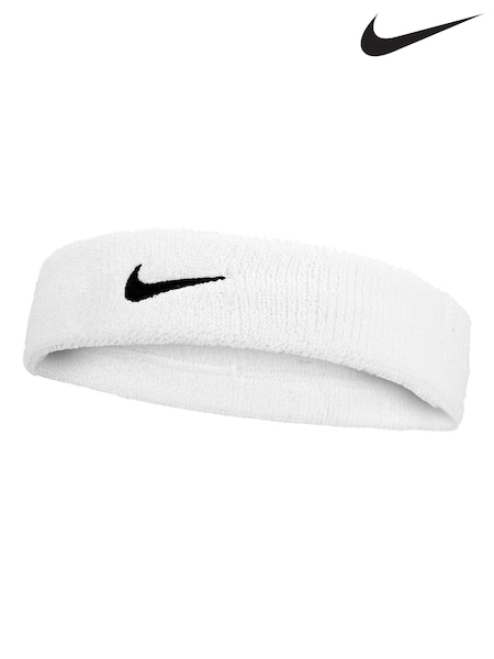Weiß - Nike Swoosh Classic Headband (F29023) | 12 €
