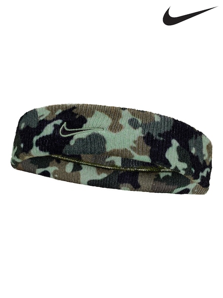 Nike Green Dri-FIT Swoosh Classic Printed Headband (F29030) | €18
