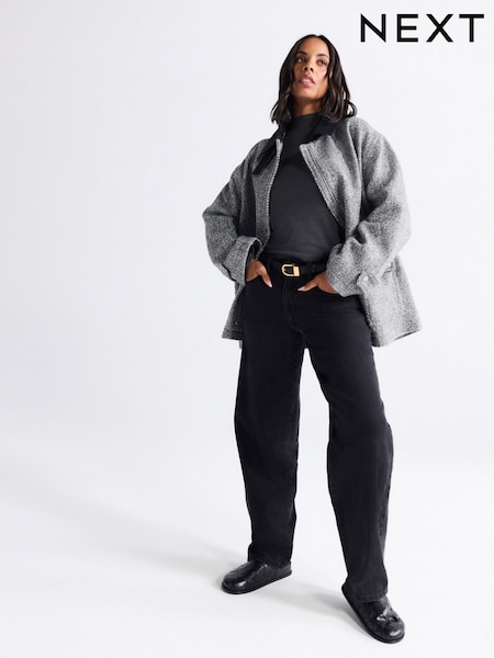 Cinza - Cord Collar Heritage Coat (F29036) | R$ 730