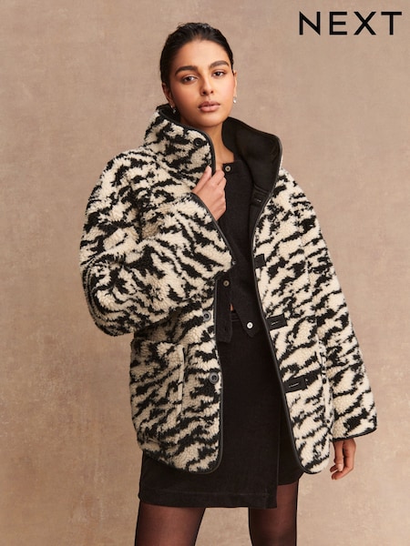 Monochrome Borg Reversible Jacket (F29069) | €95