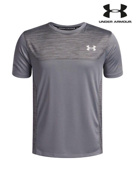 Under Armour Grey Tech Utility Short Sleeve T-Shirt (F29094) | AED151