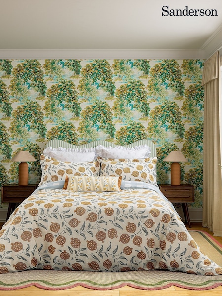 Sanderson Woad Anaar Duvet Cover and Pillowcase Set (F29330) | €116 - €198
