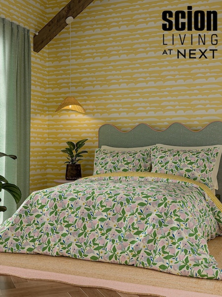 Scion Lavender Honey Dancing Daisies Duvet Cover and Pillowcase Set (F29376) | €47 - €102