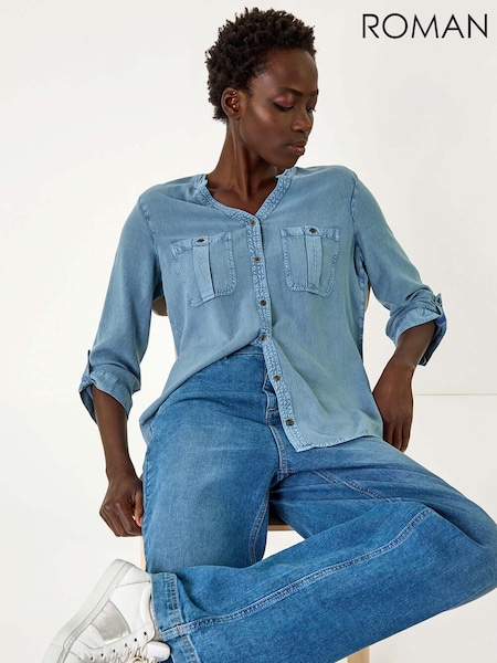Roman Buttoned Pocket Shirt (F29474) | €63
