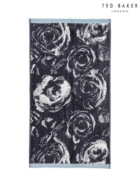 Ted Baker Navy Rose 100% Cotton Towel (F29606) | €24.50 - €76
