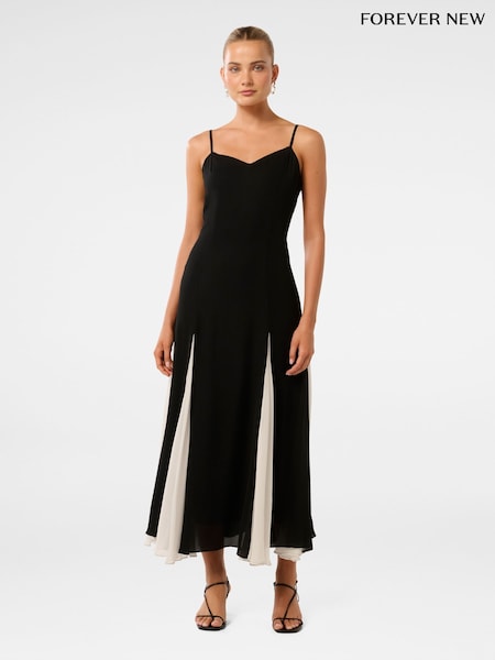 Forever New Dahlia Contrast Godet Maxi Dress (F29673) | 230 €