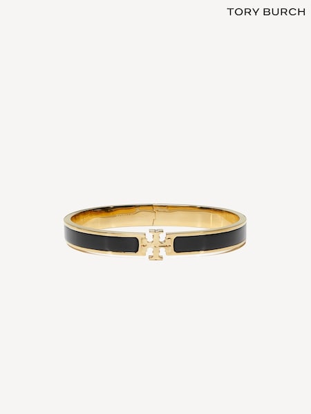 Tory Burch Black Kira Enamel Medium Bracelet (F29793) | €204